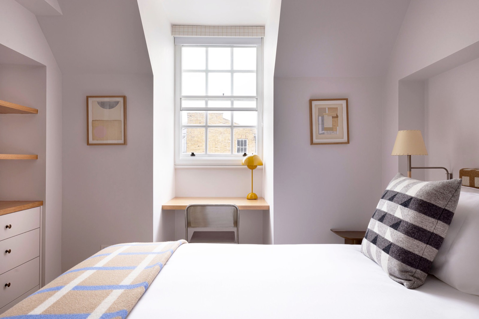 Second bedroom with desk beneath the window
