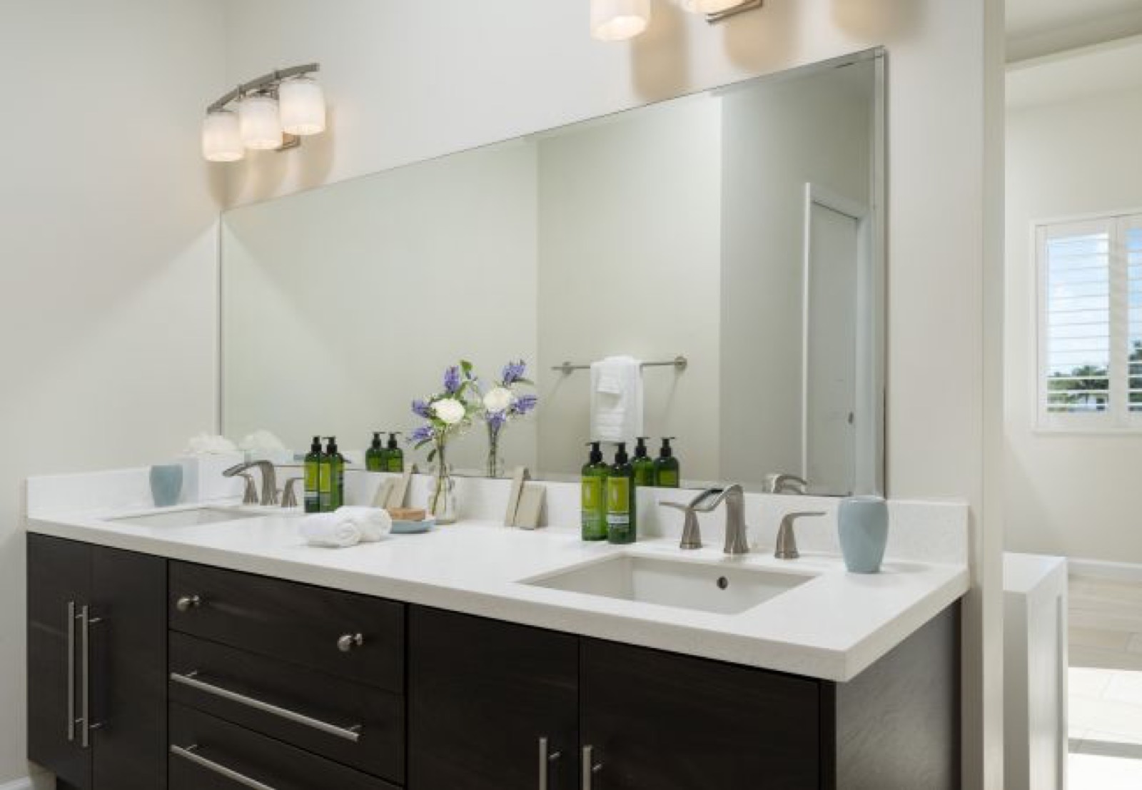 Twin basins under a long mirror