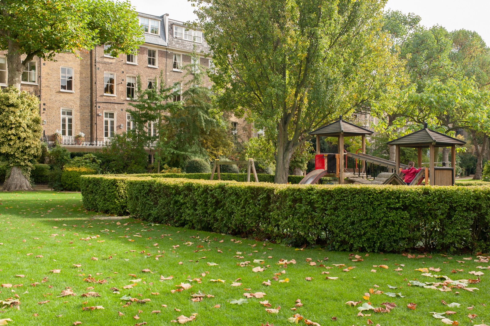 Children's playground in the communal gardens
