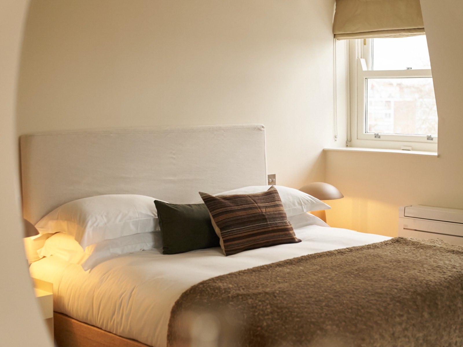 Double bedroom looking over the rooftops