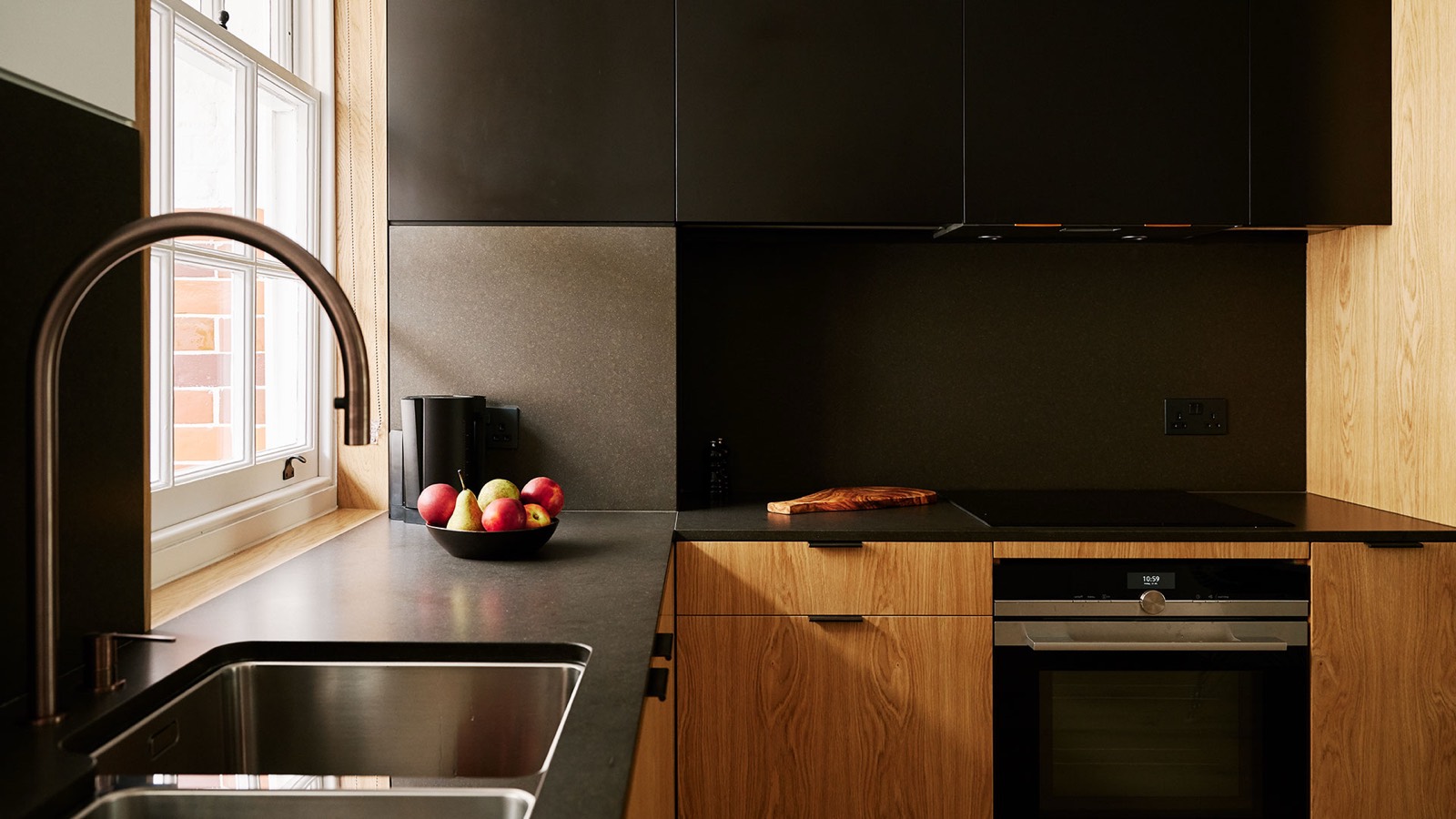 Copper tap and induction hob